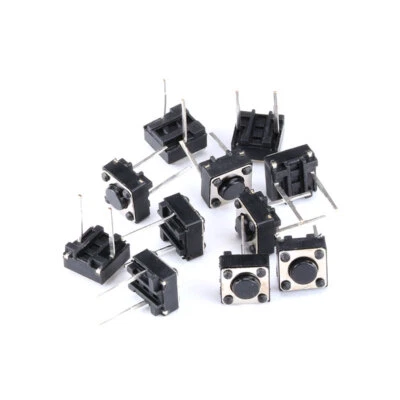 PCB Momentary Tactile Tact Push Button Switch 2 Pin SPST Micro 6x6x4.3/5/7mm
