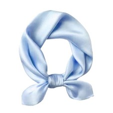 Solid Color Mulberry Silk Scarf 21" Square Scarf Neck Scarf Hair Head Breatha...