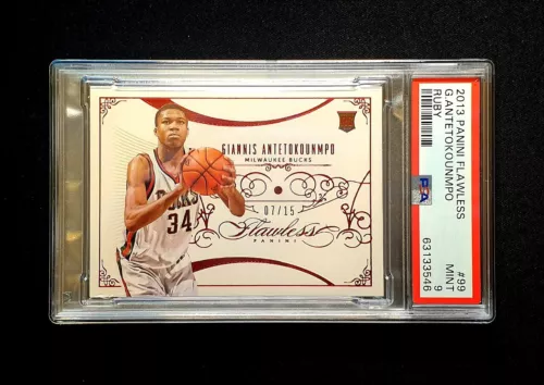 2013 Panini Flawless Ruby #99 Giannis Antetokounmpo RC 7/15 PSA 9 MINT