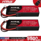 2pcs HRB 11.1V 9500mAh 3S LiPo Battery for RC Tr Car Helicopter Quad Drone