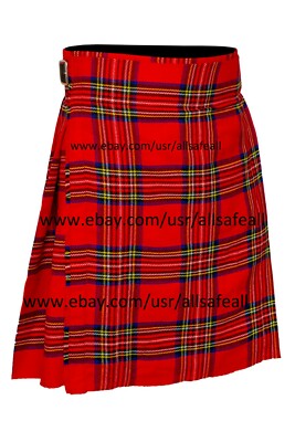 Men's Scottish Kilts Tartan Kilt 13 Oz Highland Casual Kilt 17 Tartans