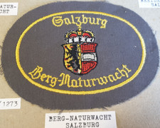 &Ouml;sterreich &Auml;rmelabzeichen Salzburg Berg Naturwacht Stoffabzeichen Patch