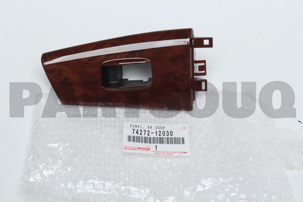 7427212030 Genuine Toyota PANEL, REAR DOOR ARMREST BASE, UPPER LH