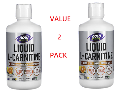 liquid l carnitine 1000 mg Sports, Liquid L-Carnitine, Citrus, 1,000 mg, 32 fl oz *****VALUE 2  PACK******