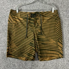 Lululemon Men's Size 36 Brown Printed Current Slate Board Short