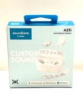 Soundcore by Anker A25i True Wireless Bluetooth Earbuds - white  Brand New