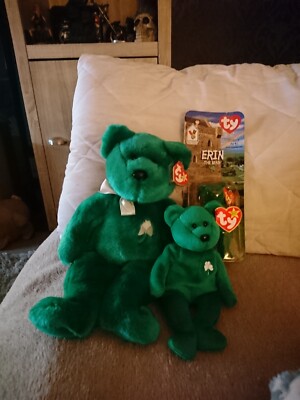 TY ERIN, Buddie, Beanie und Teenie Konvolut, mit Etikett, Jahresfehler, neuwertig. 