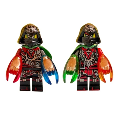 MARKENLOS MOC LEGO Ninjago Time Twins (Krux / Acronix) Minifigure Personalizzata Leggi Descrizione!