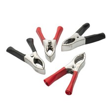 4 Pezzi 30A 75MM Coccodrillo a Clip Auto Van Batteria Cavo Tester Isolato Prova