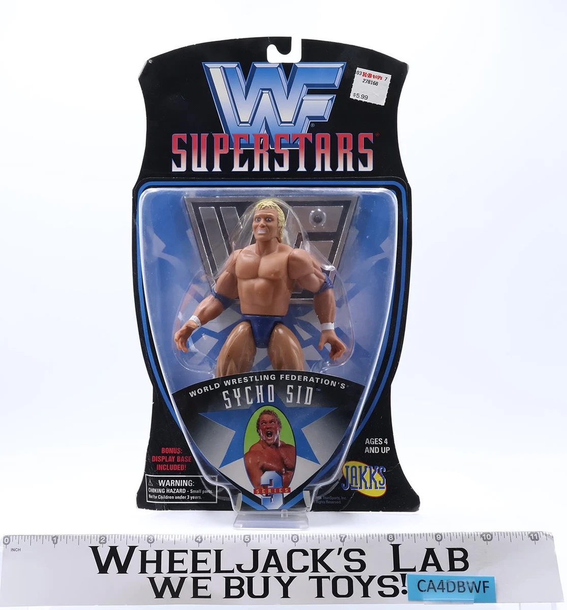 スポーツ選手 wwf2 JAKKS Pacific Sports Action Figures 1996 Year Manufactured for