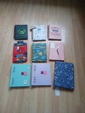 WHSmith A5 Notebook Wiro Hard Or Softback Zip Many Designs