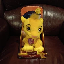 Disney Store Simba Plush - Young Cub - About 14” Long - Lion King - Paw Patch