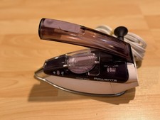 Mini plancha de viaje compacta Rowenta primera clase 120V-240V seca/vapor