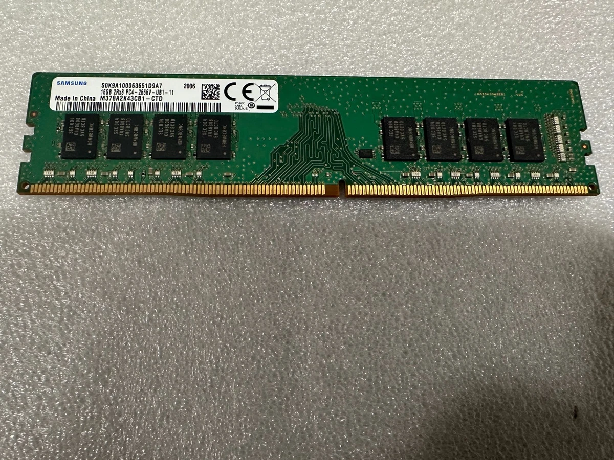 Samsung PC4-21300 (DDR4-2666) Bus Speed DIMM Computer Memory (RAM