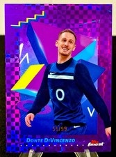 DONTE DIVENCO 2024 TOPPS FINEST MINT INSERT PURPLE X-FRACTOR #161  56/99 LOOK!!