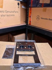 Mercedes-benz W140 Zebrano Center Console Wood Trim Panel Oem Climate Control
