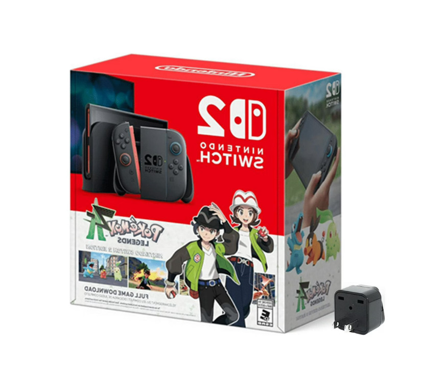 Nintendo Switch™ 2 Pokémon™ Legends: Z-A Edition Bundle with Travel Adapter – In
