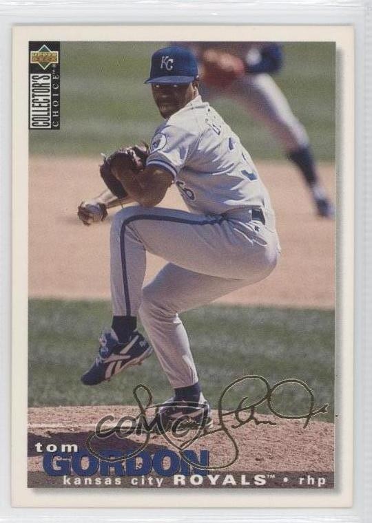 1995 Upper Deck Collector's Choice Gold Foil Signature Tom Gordon #461 0u7
