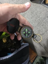 Vintage Engineer Compass Pocket Directional Military Hiking Camping. 