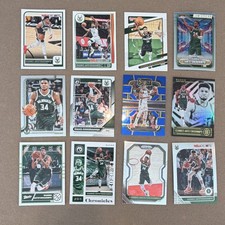 12 Card Lot - Giannis Antetokounmpo Milwaukee Bucks 