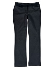 Express Editor Charcoal Gray Mid-Rise Slim Straight Dress Pants Women's Size 6R
