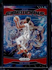 2024 Panini Prizm WNBA - Fireworks Ariel Atkins #3 Red Prizm /99