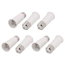 7 Pcs E27 to E27 LED Bulb Base Adapter Converter Light Socket Extension Holder