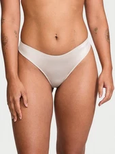 NWT Victoria's Secret Very Sexy Starstruck Strappy High-Leg Thong Grey size S