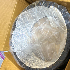 Terrabloom TBD-12X8-BL Black Air Ventilation Extraction Fan Ducting 12&rdquo;