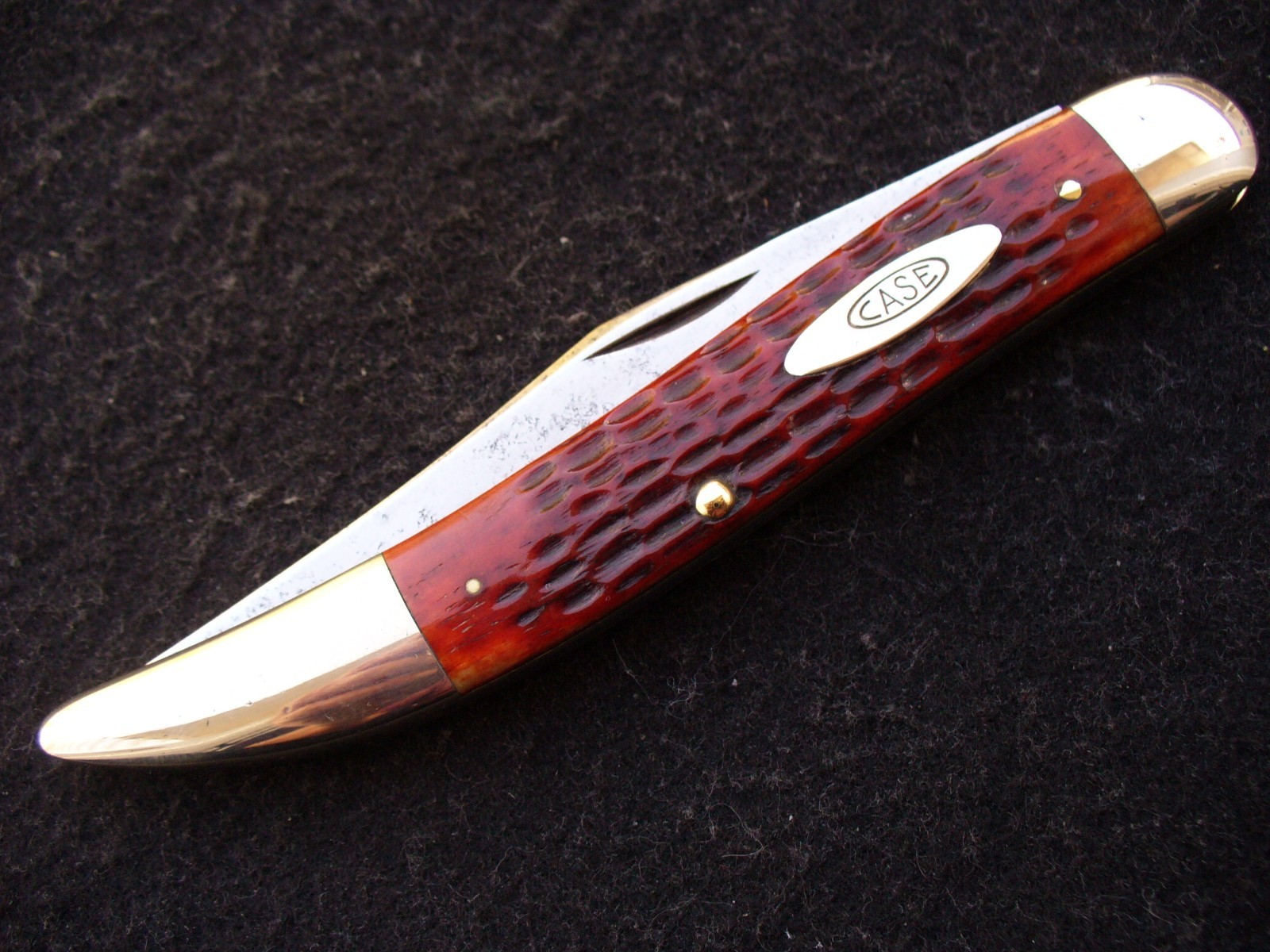 Vintage Case XX 61093 Beautiful Redbone Toothpick Knife 1940-1964 Exc+