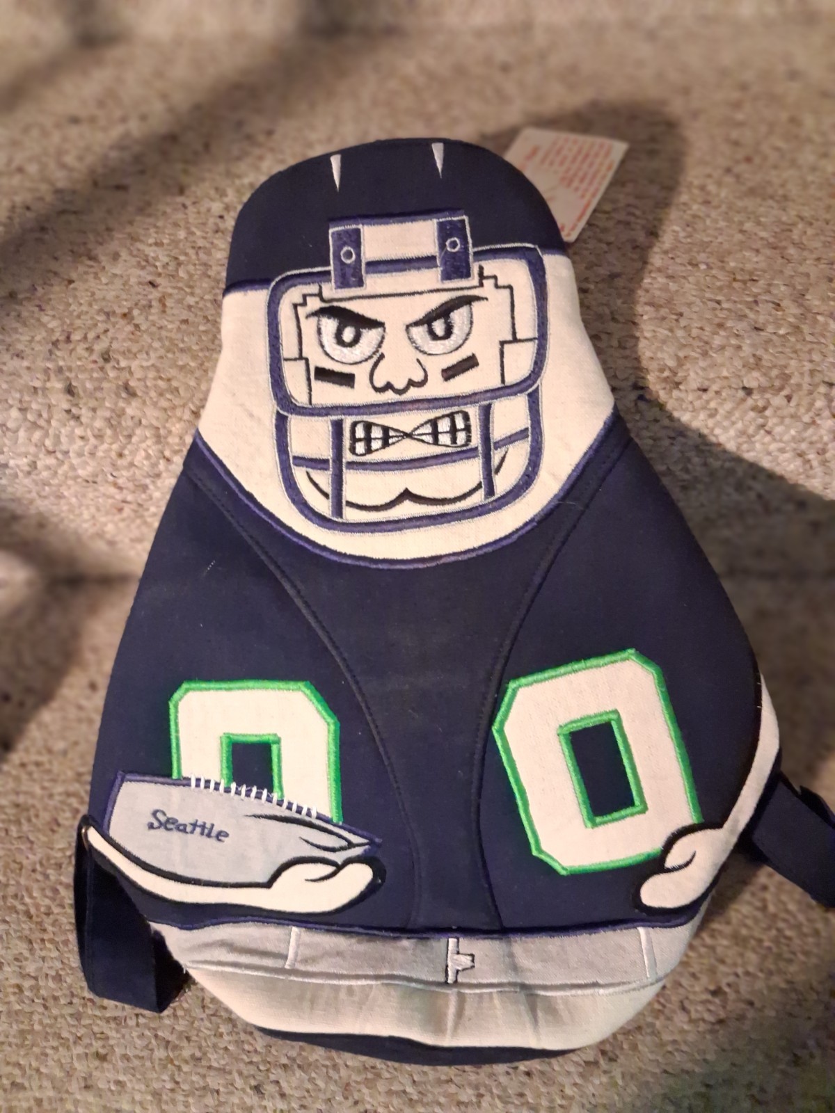 Rare Seatle Seahawks Backpack Hand Crafted New with Tag image 3