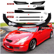 For Toyota Celica Gt Front Bumper Lip Spoiler Splitter Body Kit Side Skirt Rear