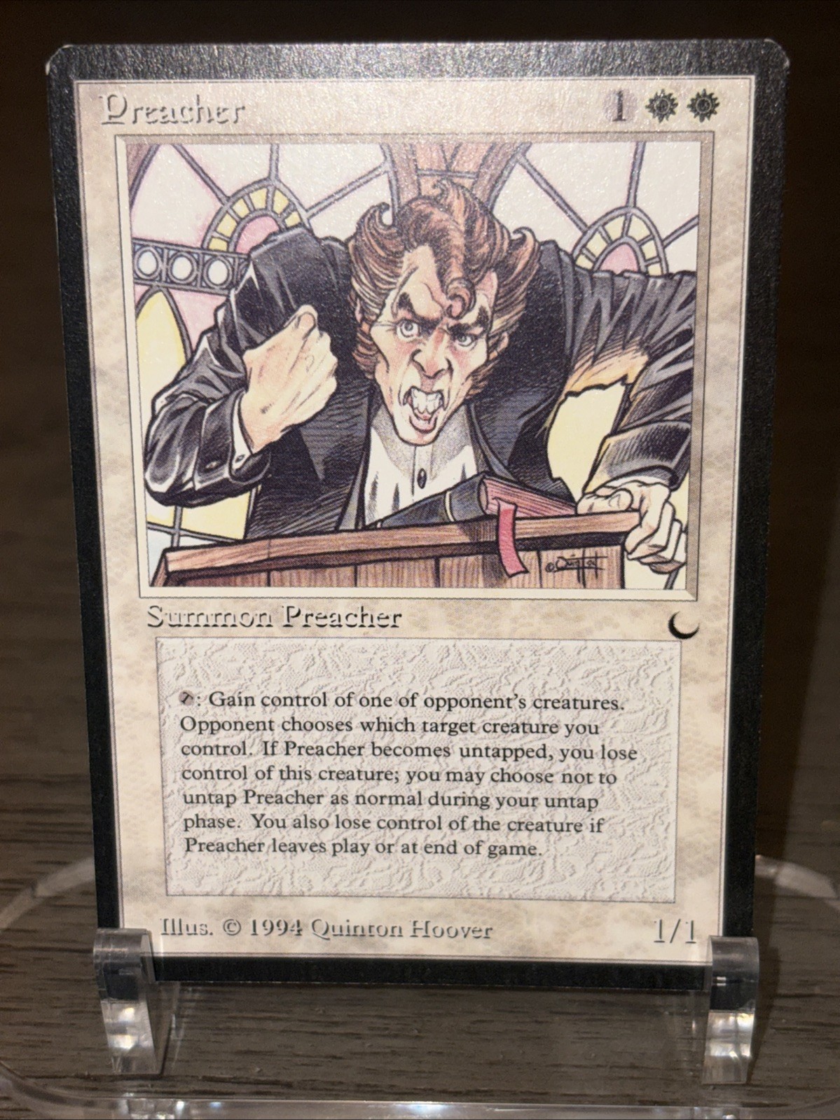 Magic: The Gathering MTG Preacher The Dark NM (D) 🔥