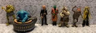 Star Wars 1998 Kenner POTF Max Rebo Band 6 Loose Figures & Red Ball Organ + Oola