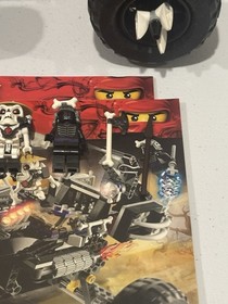 LEGO NINJAGO 2506: Skull Truck  W/ Minifigures & Instructions