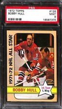 1972 TOPPS #126 BOBBY HULL AS1 PSA 9 Mint 18587375 