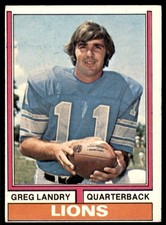 1974 Topps Greg Landry  (B) Detroit Lions #275 EX-EXMT