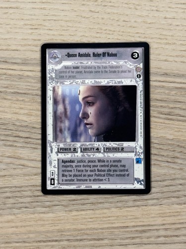 Queen Amidala, Ruler Of Naboo [Alternate Image] Star Wars CCG Coruscant card