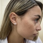 Diamond Stud Earrings IGI Certified E VS1 Round 2 Ct Lab Created 14K Rose Gold — photo 9