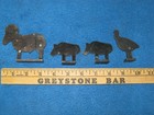 Pellet or BB gun knock-down metal animals targets — photo 5
