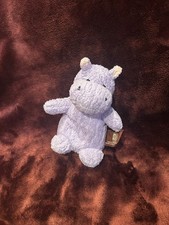 Russ Berrie Collections For Target Plush Toy Hippo Stuffed Animal 6 Purple