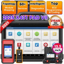 2025 LAUNCH X431 PAD 7 Elite Full Function Scanner ECU Programming Online Coding