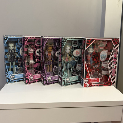 Mattel Monster High Boo-riginal Creeproduction Lot Frankie Draculaura 5 Dolls