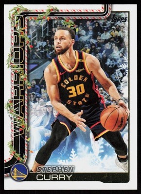 2025-2026 Topps Basketball Holiday Stephen Curry #H106 Golden