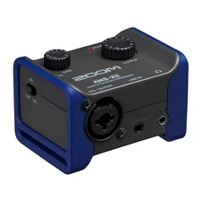 Zoom Ams 22 Audio Interface 1 Xlr Trs Input Stereo Line Output Loopback Monit...