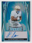Jeremiyah Love 2025 Leaf Signature Series Sunrise Auto 1/1 #SR-JL2