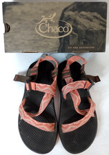 Chacos Z/1 Ecotread Kids 5 Sport Sandals Beaded Rose Pink/Brown Strappy Comfort