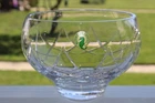 WATERFORD CRYSTAL FOOTED BOWL SWAG PATTERN WITH LABEL