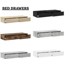 Under Bed Storage Drawers Bedroom Space Saving Organizer Storage Furniture Unit