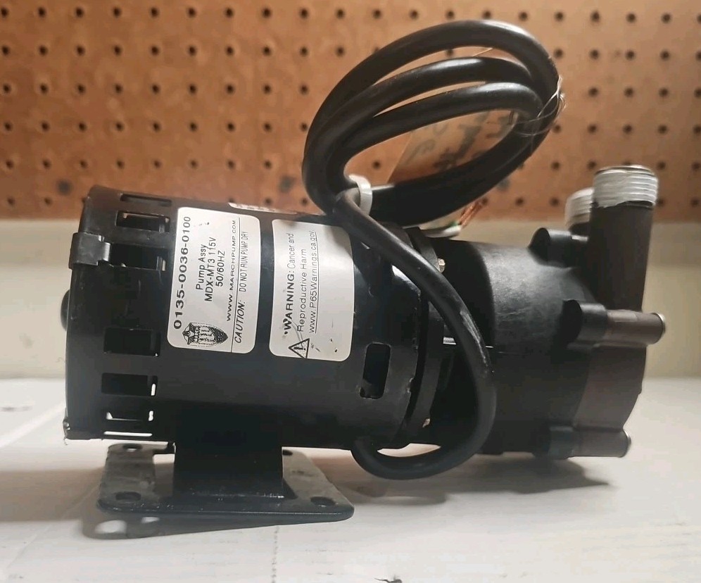 March MDX-MT-3 Magnetic Drive Pump 115V 50/60HZ 1.35A 3500RPM 1/25 HP